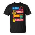 K-Pop Ramen Boba K-Drama Fans Korean T-Shirt K-Pop Ramen Boba K-Drama Fans Korean T-Shirt