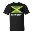 Kingston Jamaica Flag Jersey Tシャツ