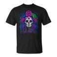 La Jefa Calavera De Azúcar Arte Femenino Mexicano Camiseta unisex