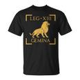 Legio Xiii 双子座ライオンエンブレム ローマ軍 Tシャツ
