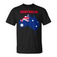 I Love Australia Enjoy Wear Australia Flag Graphic Cool Tシャツ