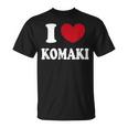 I Love Komaki アイラブ小牧 Tシャツ