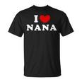 I Love Nana 私は愛する Nana Tシャツ
