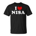 I Love Nisa 私は愛する Nisa Tシャツ