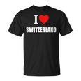 I Love Switzerland Suisse Sunshine Swiss Summer Holidays Tank Top T-Shirt