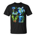 Love World Earth Day Planet Anniversary Earth Turtle Lovers T-Shirt Love World Earth Day Planet Anniversary Earth Turtle Lovers T-Shirt