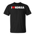 I Love ハート Korea Tシャツ