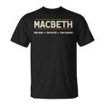 Macbeth The Man The Myth The Legend Tシャツ