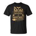 Magical Mom Manager Of Mischief Mom Mother's Day Halloween T-Shirt