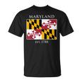 Maryland Flag 7Th Ustate 1788 Maryland Native Tシャツ