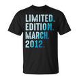 Marzo 2012 Año 2012 Cumpleaños 2012 Edición Limitada Camiseta unisex