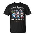 Be Merrynowman Line Dance クリスマス 面白い ホリデーダンス Tシャツ