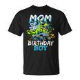 Mom Of The Birthday Boy Monster Truck Dinosaur Bdayt Rex T-Shirt