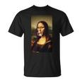 Mona Lisa チューインガム レオナルド・ダ・ヴィンチ ジョコンダ イタリアアート Tシャツ