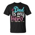 My Dad Is My Hero ギフト 父の日 クール キッズ シャツ メンズ レディース Tシャツ