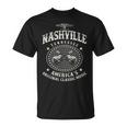 Nashville Music City Usa ビンテージギター Tシャツ