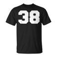 Number 38Ports Jersey Player 38 Fan Front Printarsity Tシャツ