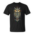 Owl Lover Boho Bird Lover Wildlife Biology Bird Watching T-Shirt
