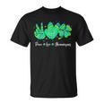 Peace Lovehenaniganst Patrick's Day Green Tie Dye Tシャツ