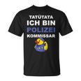 Polizei Kommissar Beförderung T-Shirt