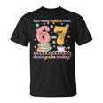 Reading 67 Teacher Six Seven Reading 6 7 Book Lover T-Shirt