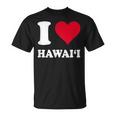 Red Heart I Love Hawai'i Tシャツ