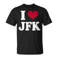 Retrointage I Heart Jfk John F Kennedy Tシャツ