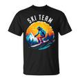 Ski Team スキーチーム スキーヤー スクール スキー旅行 スキーチーム クルー スキー Tシャツ