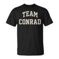 Team Conrad かわいいライバルグラフィック沿岸スタイル Tシャツ