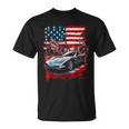 Voiture Deport Deoiture Deport Deoiture De 5E Génération Drapeau Américain Personnalisé Usa T-Shirt