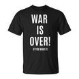 War Is Over If You Want It 長袖tシャツ Tシャツ