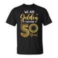 We Golden Together 50年 結婚50周年記念 結婚記念日 Tシャツ
