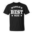 World's Best Wife 面白いウェディングギフトシャツ Tシャツ