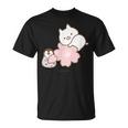 ねこぺん日和 桜 Tシャツ