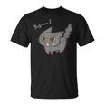 ねこシャー黒猫ver Tシャツ
