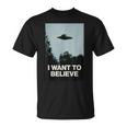 エイリアンufoアパレル「I Want To Believe」 Tシャツ