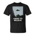 エイリアンufoアパレル「I Want To Believe」 長袖tシャツ Tシャツ