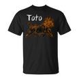 オズの魔法使いドッグシャツ アート-ドロシーの犬 Tototrutting Tシャツ