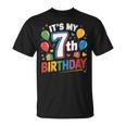 キッズ 7歳の誕生日シャツ男の子キッズ幼児7歳の誕生日男の子 Tシャツ