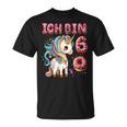 キッズ Kinder Ich Binchon 6 誕生日 ユニコーン 6歳 Tシャツ