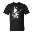 クールなペンギン ギターを弾く 音楽愛好家 ペンギン ギター 面白い Tシャツ
