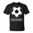 サッカー（サッカー部）Soccer 部活 クラブ【サッカーボール】スポーツ フットボール グッズ ウェア イラスト Tシャツ