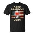 ダークブランドン・バイデン 2024 レトロフラッグ Usa ファニー ジョー・バイデン Tシャツ