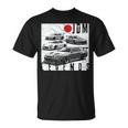 ディストレス Jdm レジェンズ レースカー 国旗 日本製 長袖tシャツ Tシャツ