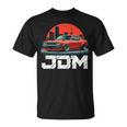 ディストレス Jdm レジェンド ドリフト レース レッドカー 東京スカイライン ギフト 長袖tシャツ Tシャツ