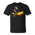 バナナロケットの宇宙飛行士猿 Tシャツ