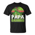 メンズ パパサウルス 恐竜 パパザウルス 父 誕生 誕生日 Tシャツ