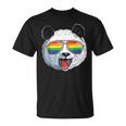 パンダ ゲイプライド Lgbt レインボーフラッグ サングラス Lgbtqギフト Tシャツ