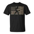ビッグフットガンオーナー アメリカ国旗 ミリタリー サスカッチ Ar15 長袖tシャツ Tシャツ