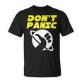 ファンアート ヒッチカーの銀河ガイド ドントパニック Tシャツ